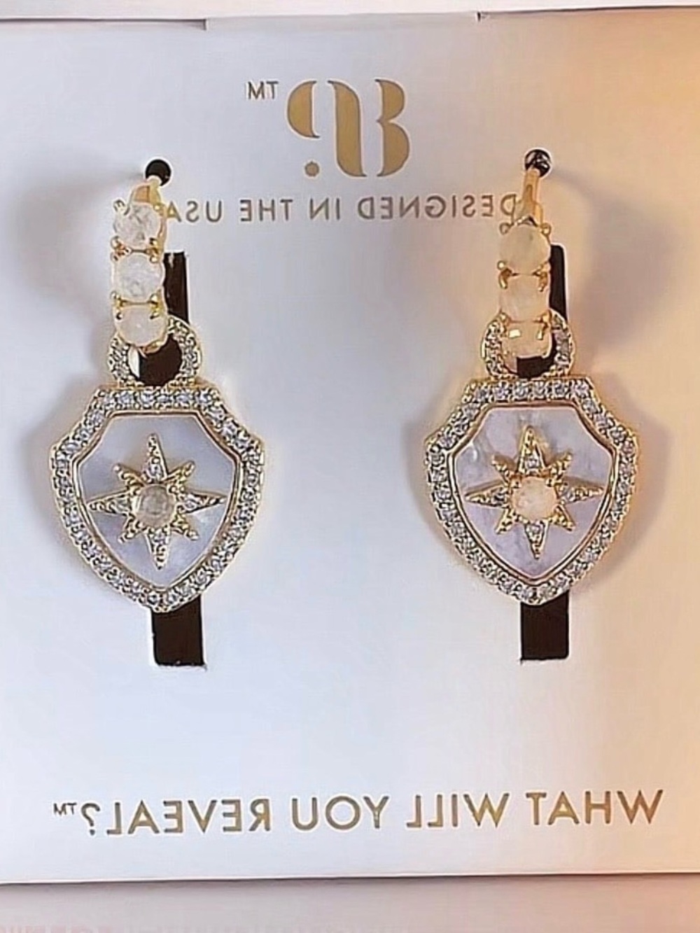 Bomb Party Halo Earrings GOLD plating